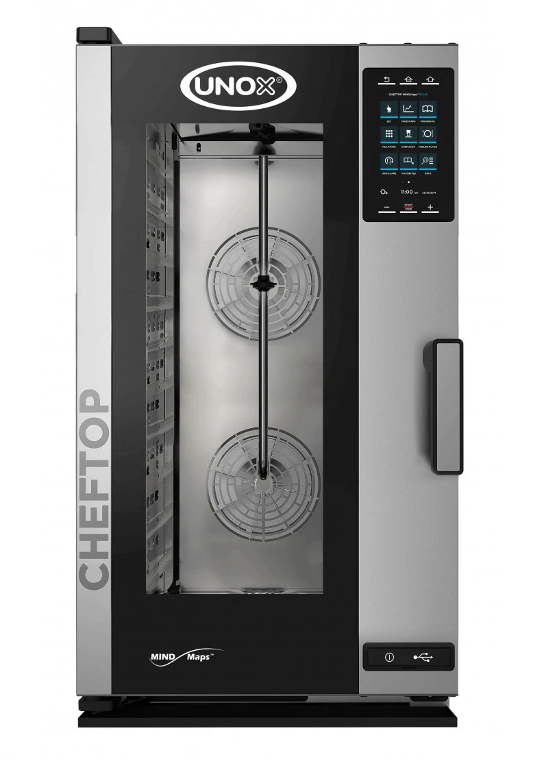 UNOX CHEFTOP XECC-1013-EPRM Compact Plus Elektromos kombi sütő
