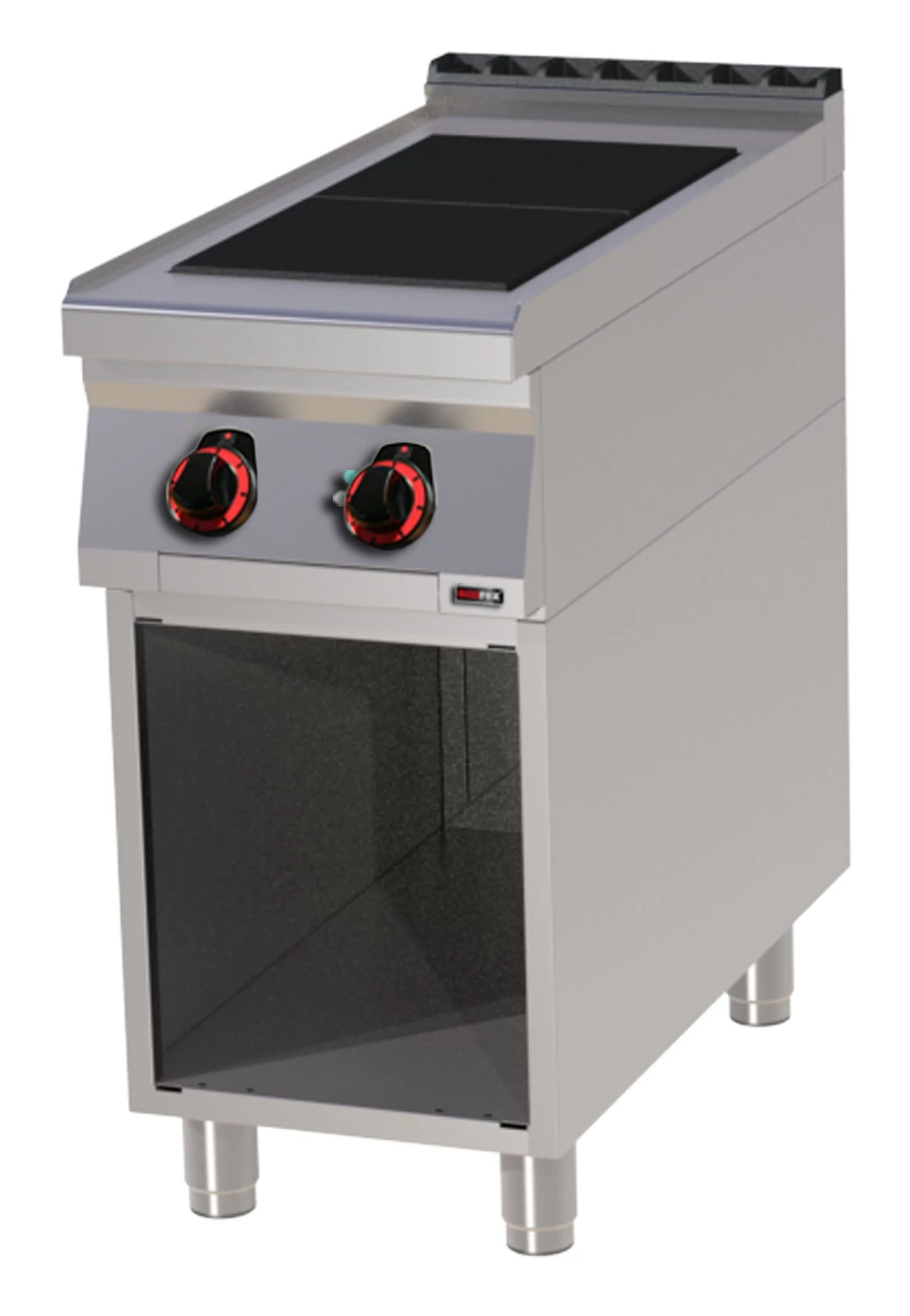 RM Gastro SPL 90/40 E Elektromos tűzhely 2 süllyesztett szögletes főzőlappal