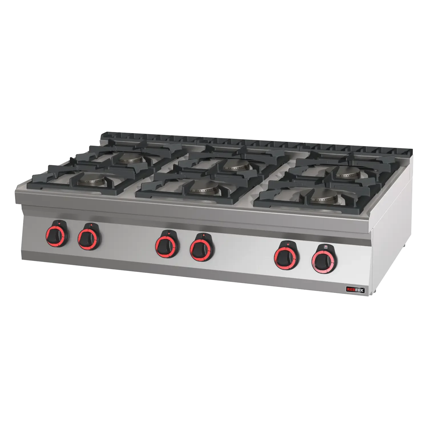 RM Gastro REDFOX SPB 70/012 G Gáztűzhely 6 égővel