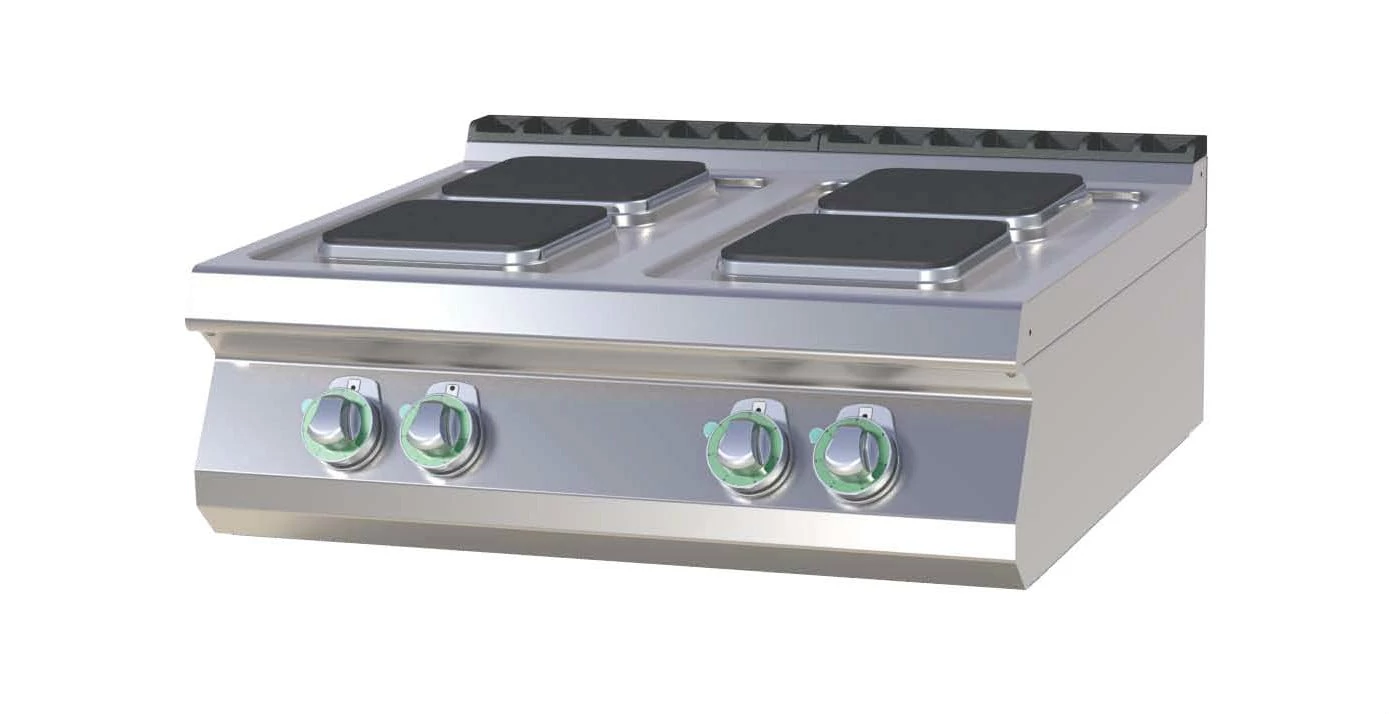 RM Gastro SPQ 708 E Elektromos tűzhely 4 db szögletes főzőlappal