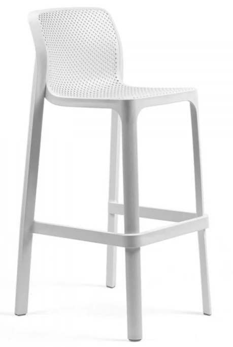 NARDI NET STOOL Bárszék fehér színben