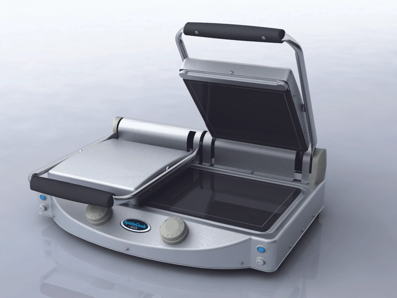UNOX SPIDOCOOK XP 020 Két Fedlapos Kontaktgrill üvegkerámiás sütőfelülettel