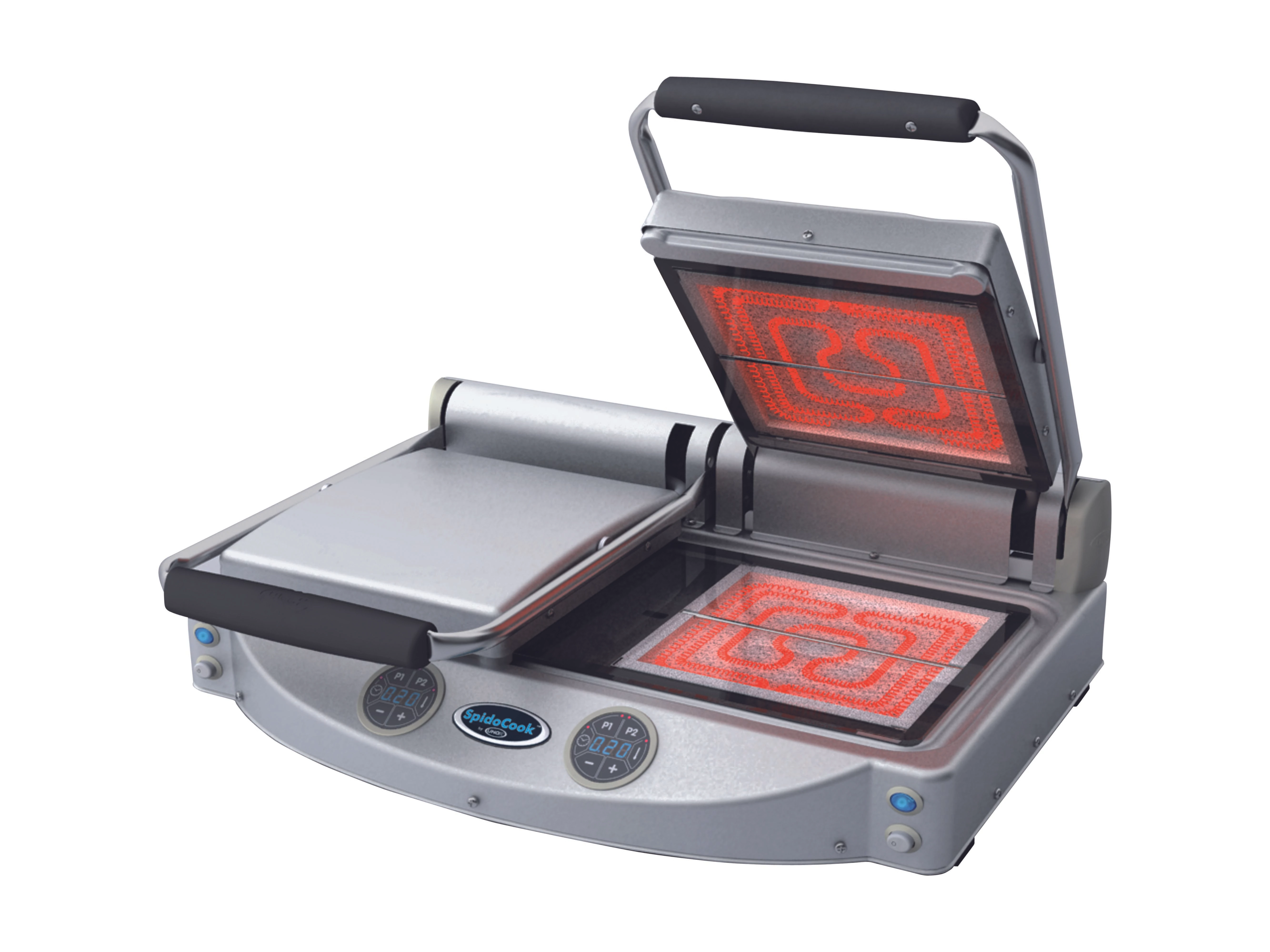 UNOX SPIDOCOOK XP 020 ET Két Fedlapos Kontaktgrill üvegkerámiás sütőfelülettel
