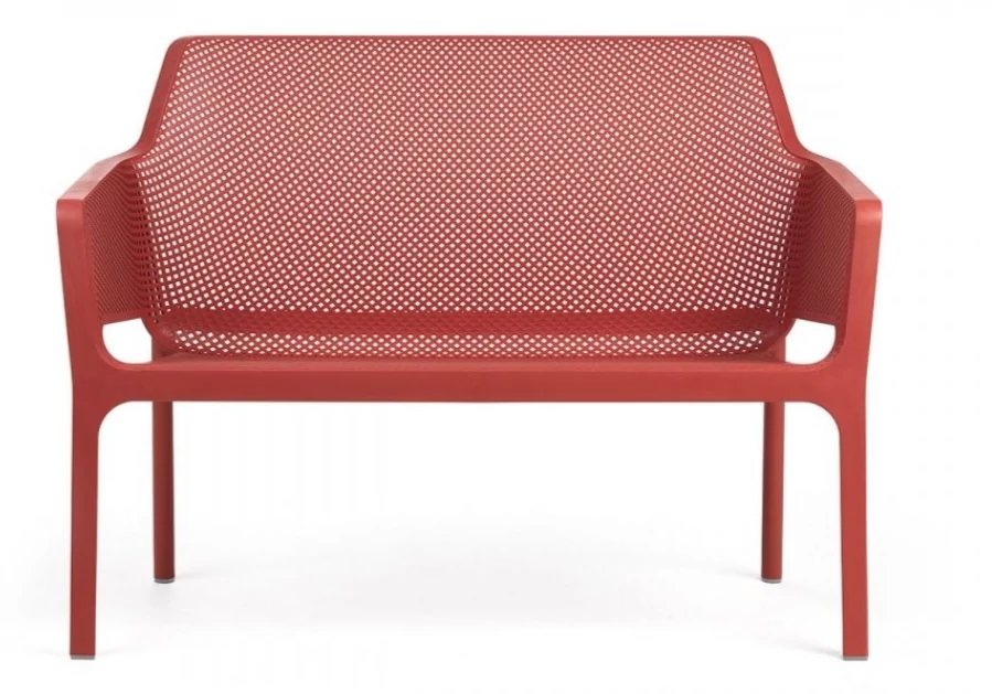 NARDI NET BENCH pad korall piros színben