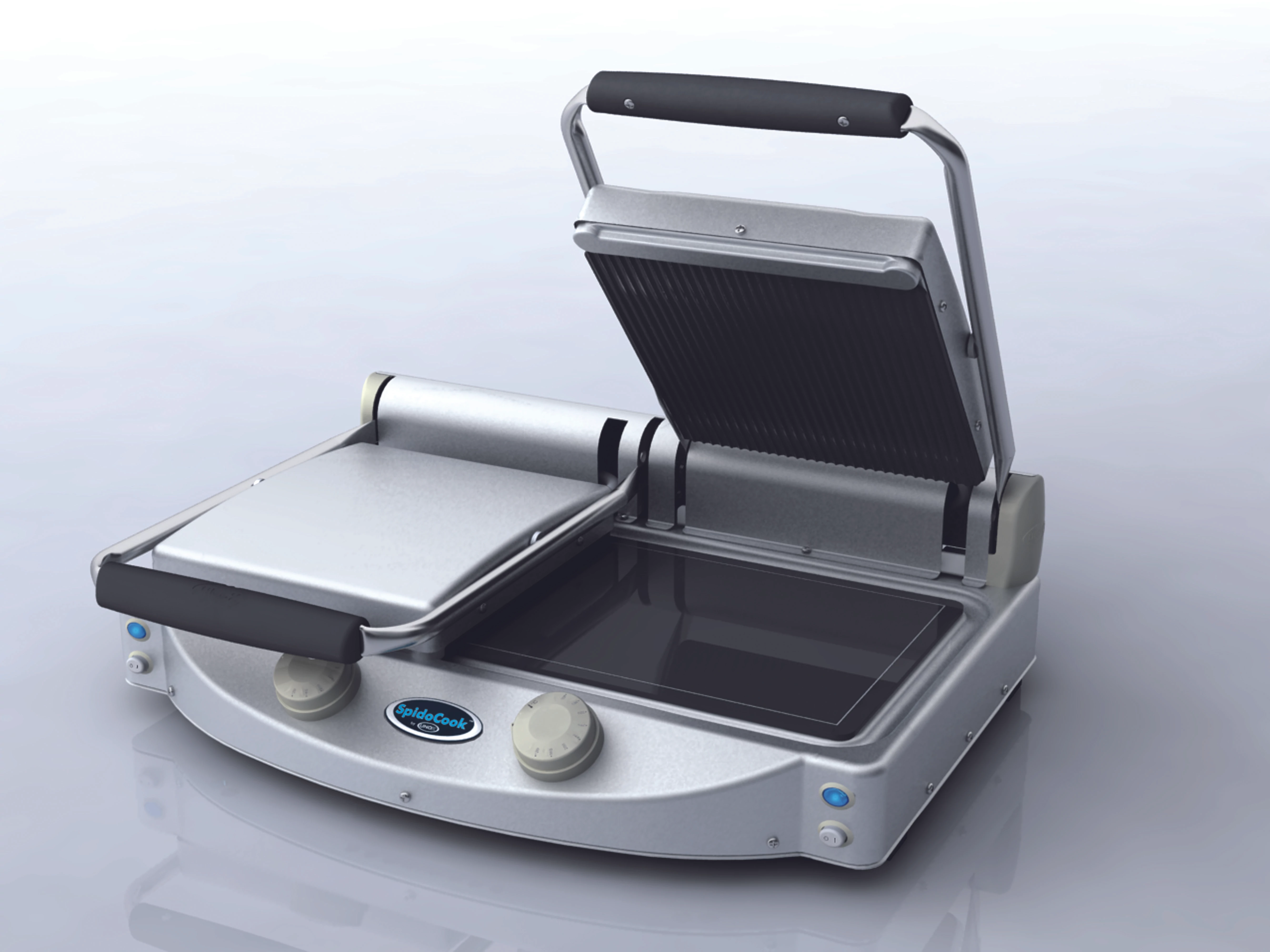 UNOX SPIDOCOOK XP 020 PR Két Fedlapos Kontaktgrill üvegkerámiás sütőfelülettel