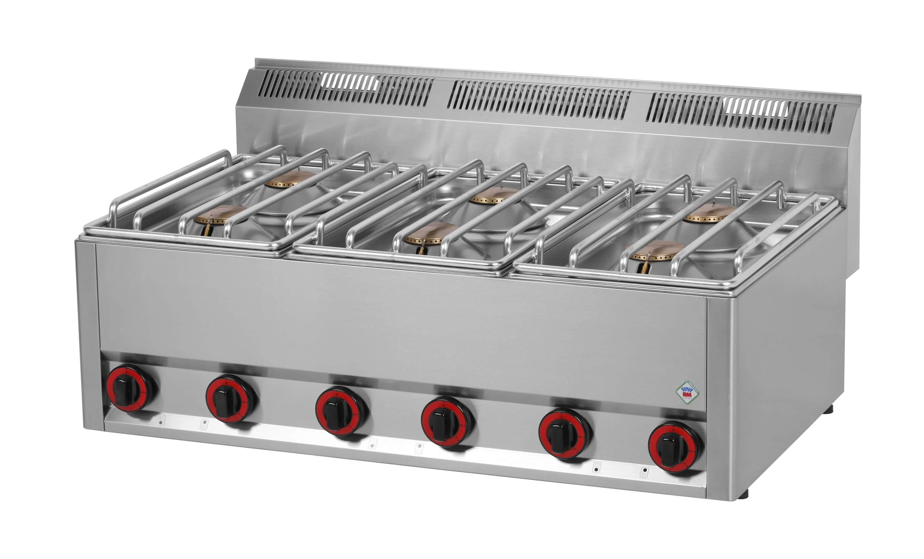 RM Gastro SP 90 GLS Gáztűzhely 6 égővel