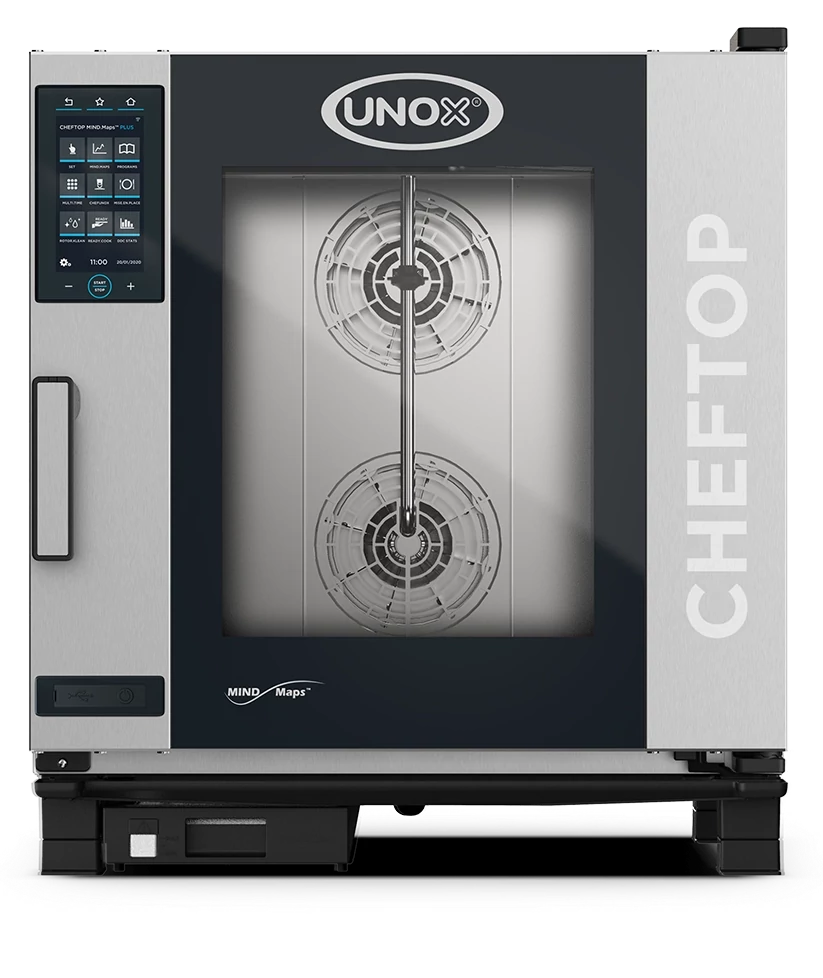 UNOX CHEFTOP XEVC-0711-GPLM-HT Plus Gázos kombi sütő